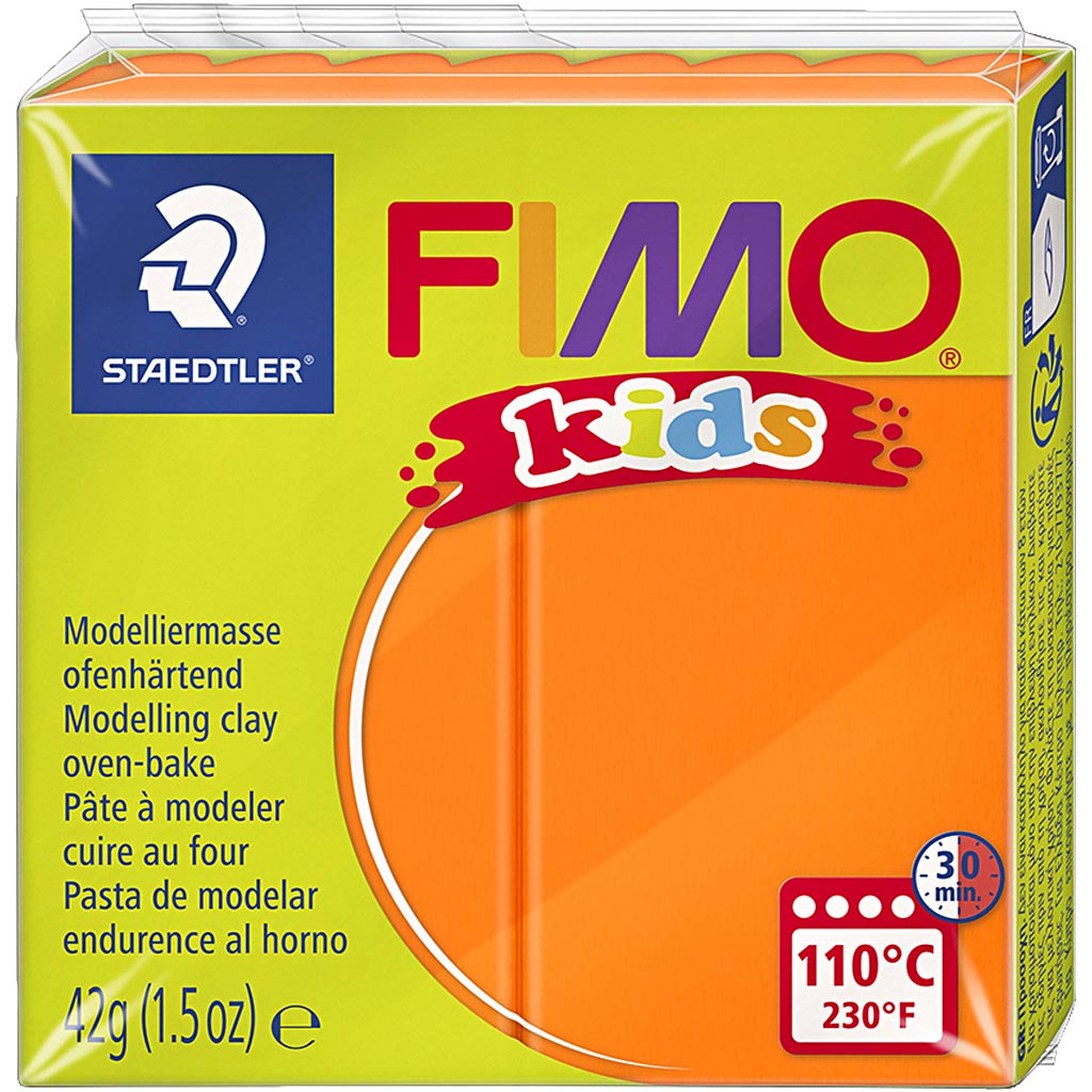 Fimo Kids Mountain Klei, Oranje, 42 GR