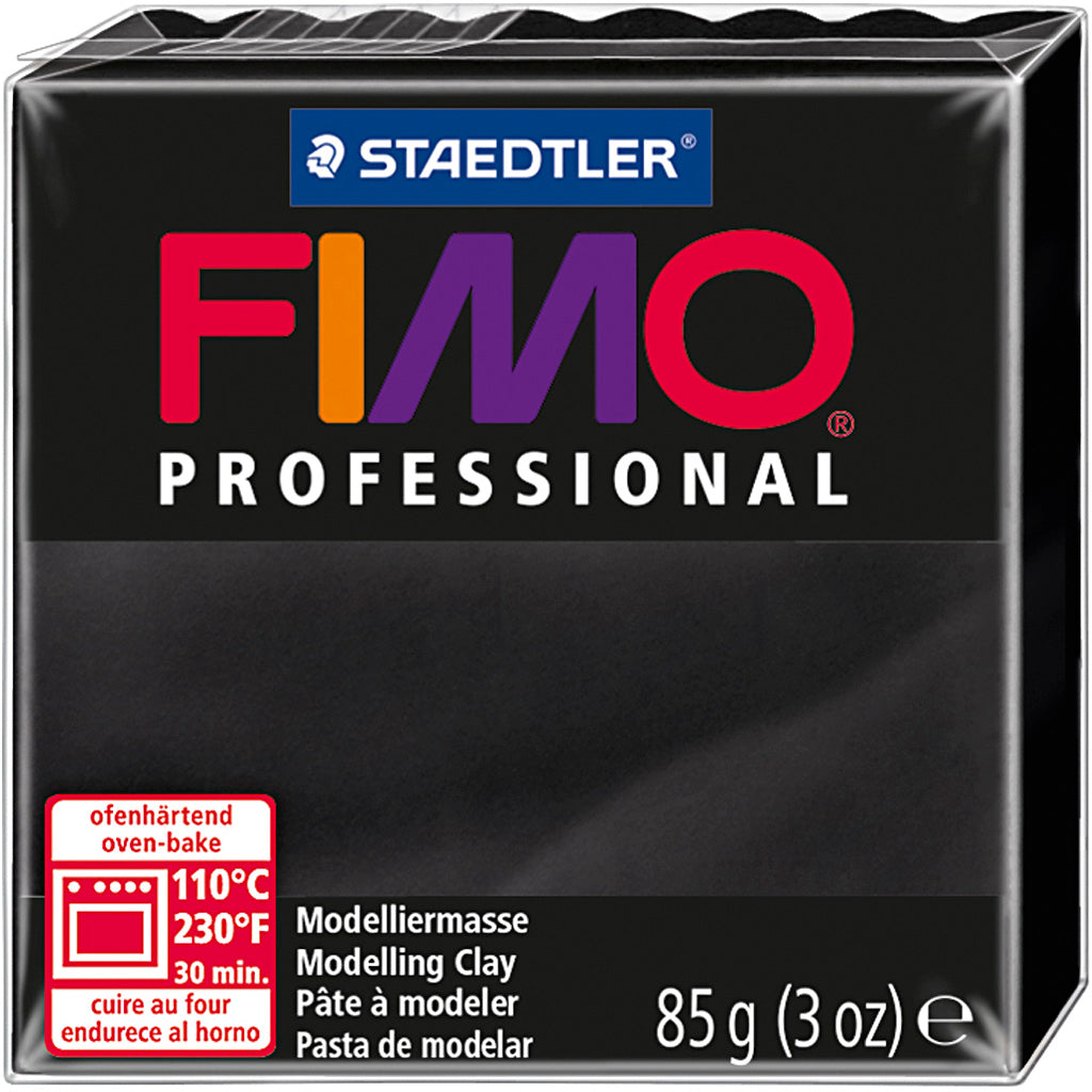 Creativ Company Fimo Professional Mounting Clay Black, 85 gram