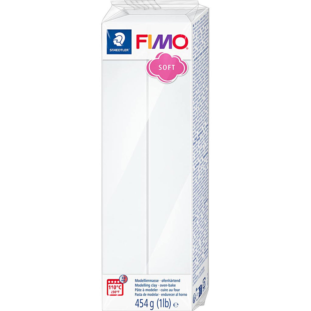Fimo® soft, white, 454 g 1 box