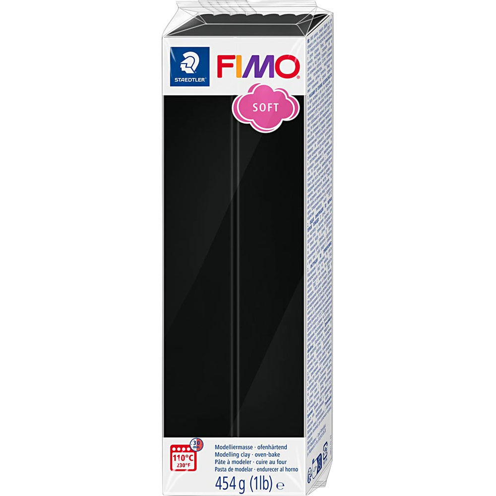 Fimo® soft, black, 454 g 1 box