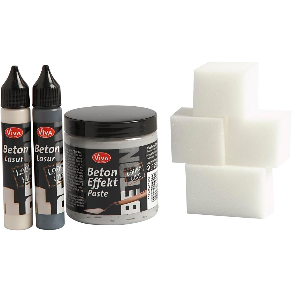 Viva decor concrete paste, gray, 1 set
