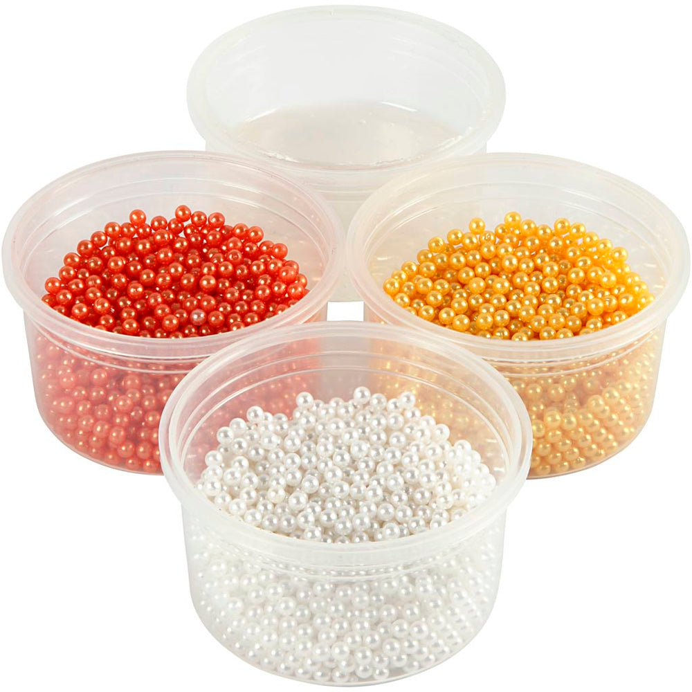 Pearl clay ®, orange, white, yellow, 3x25+38 gr, 1 set