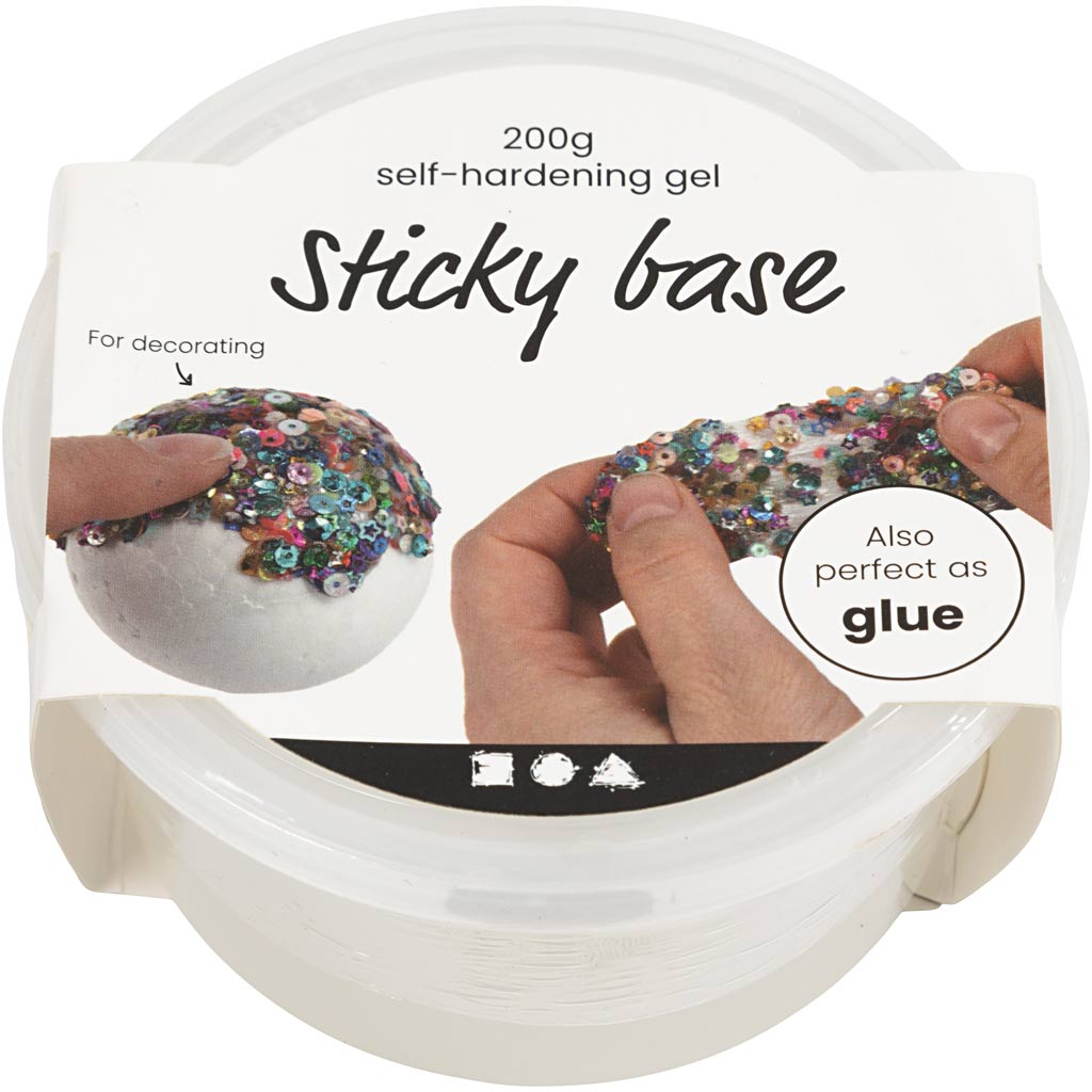 Creativ company sticky base, 200 gr 1 box