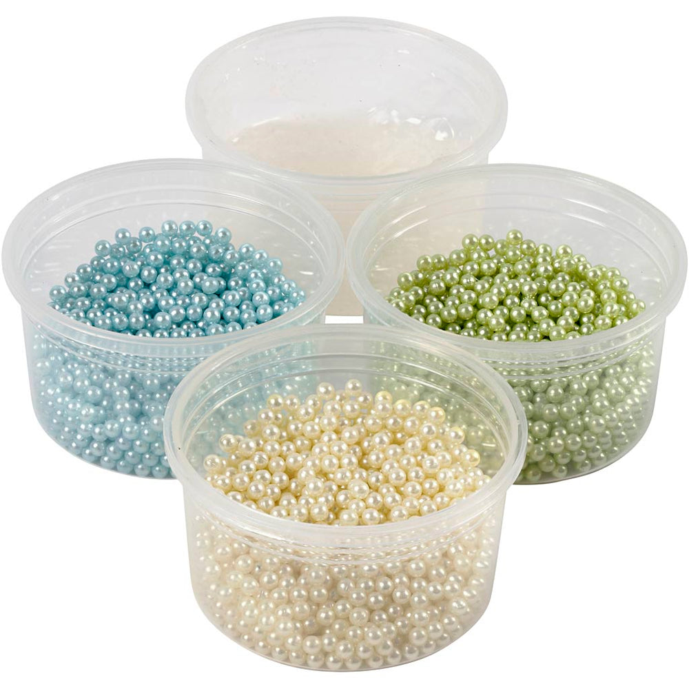 Pearl clay®, various colours, 3x25+38 gr, 1 set