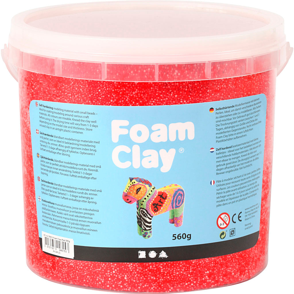 Foam Clay - Red, 560gr.