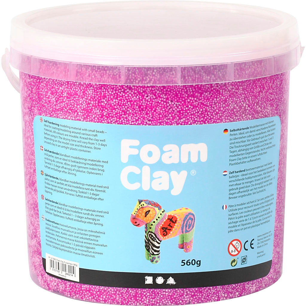 Foam Clay - Neon Purple, 560gr.
