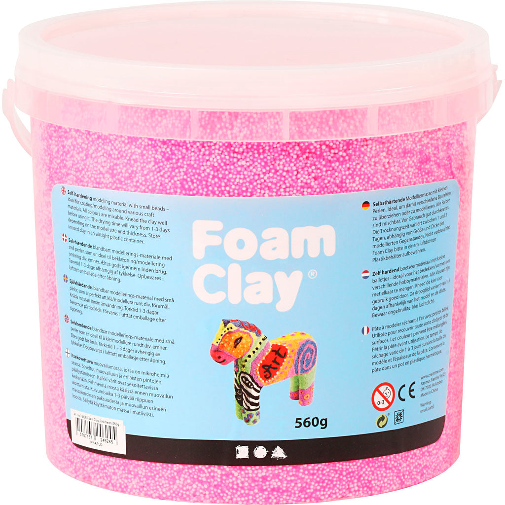 Foam Clay - Neon Pink, 560gr.