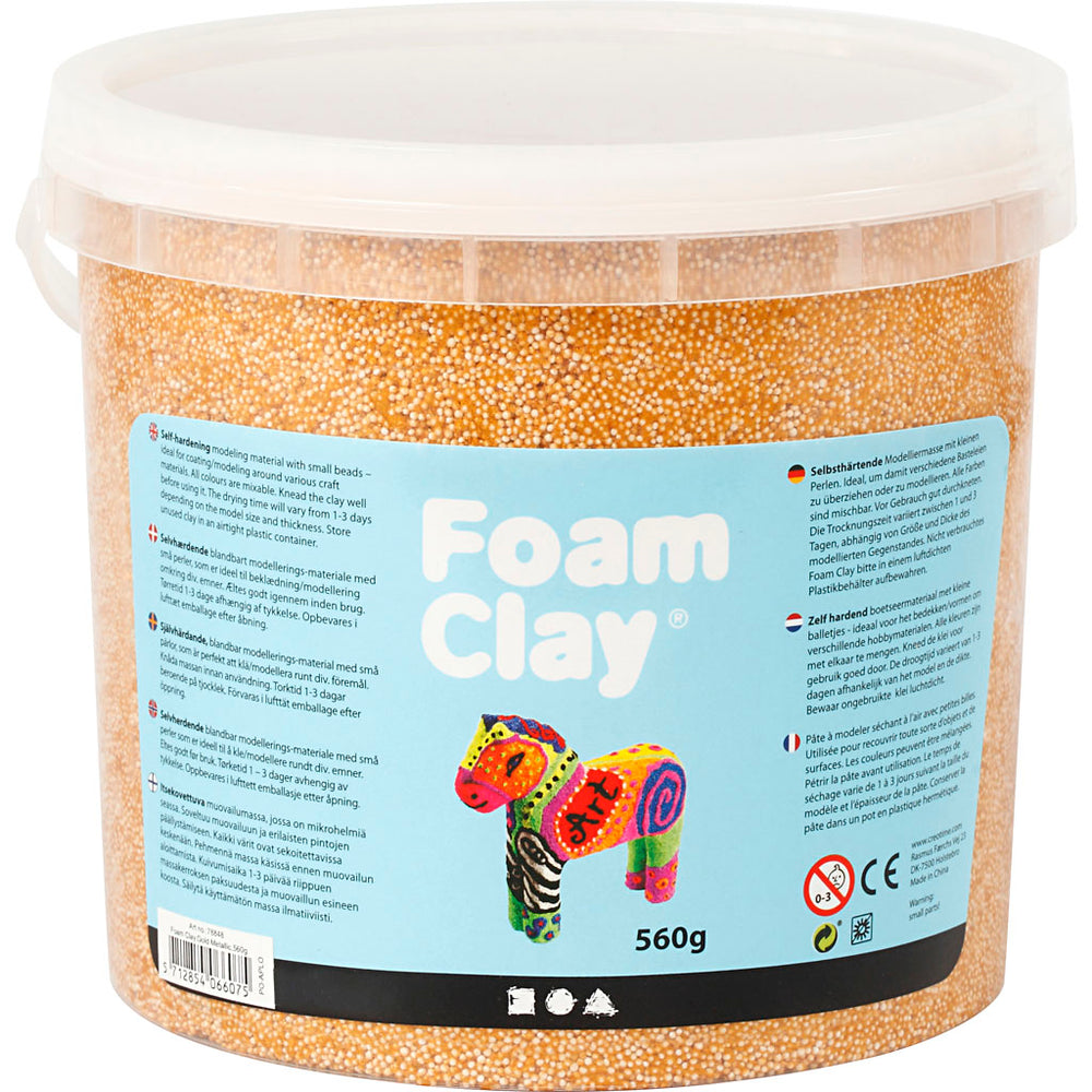 Foam Clay - Metallic Gold, 560gr.