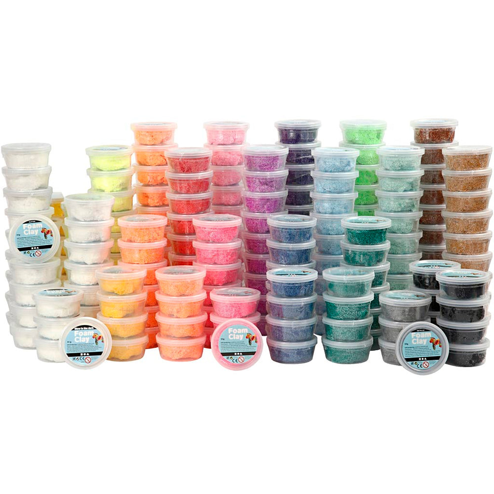 Foam clay®, various colours, 21x10 box 1 box