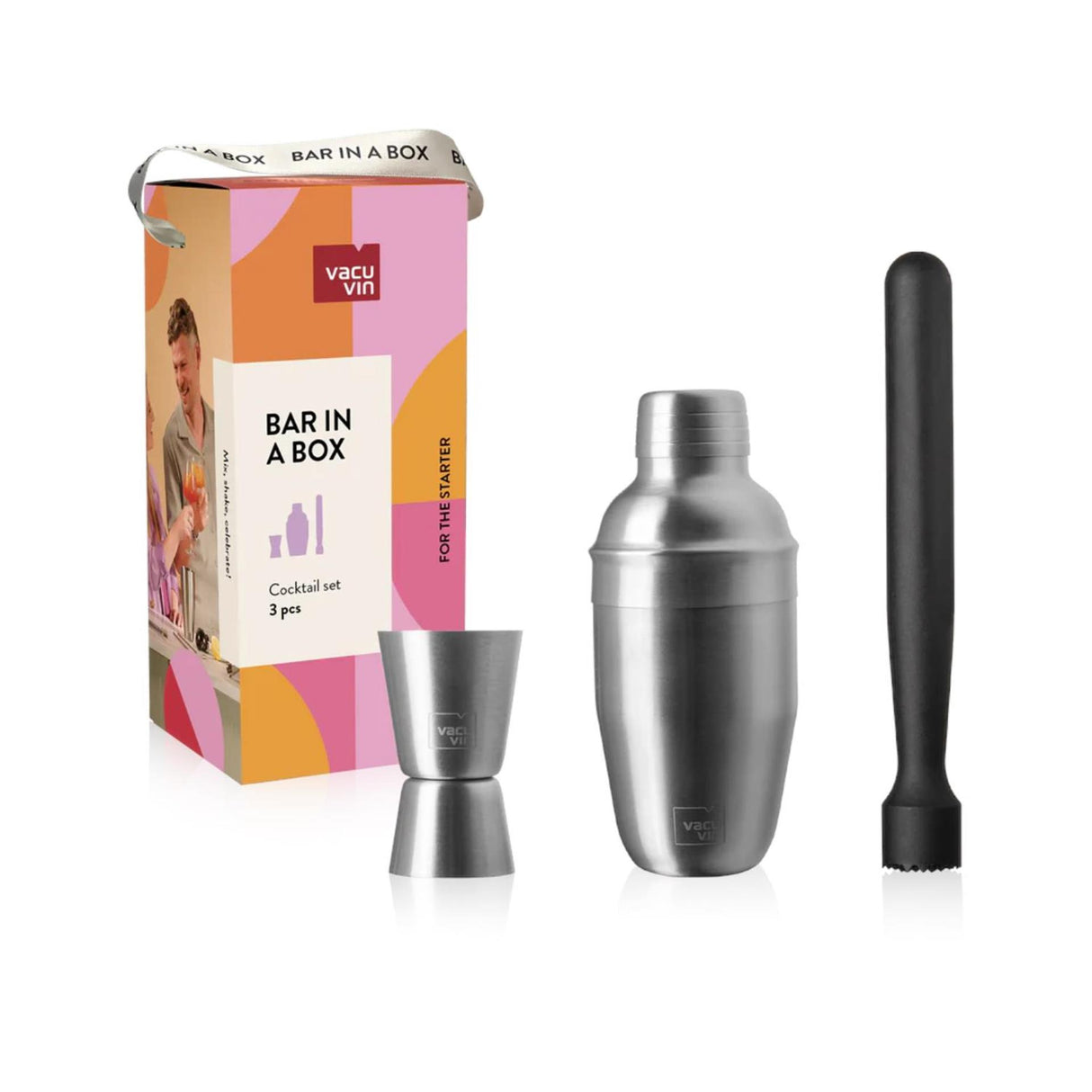 Vacuvin cocktail set basic 3-piece