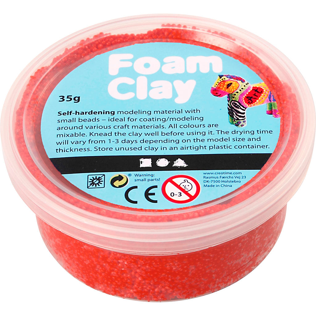 Foam Clay - Red, 35gr.