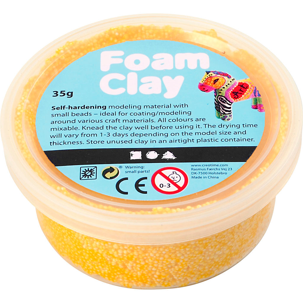 Foam Clay - Yellow, 35gr.