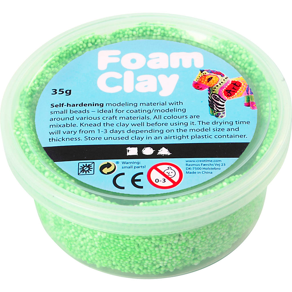 Foam Clay - Neon Green, 35gr.