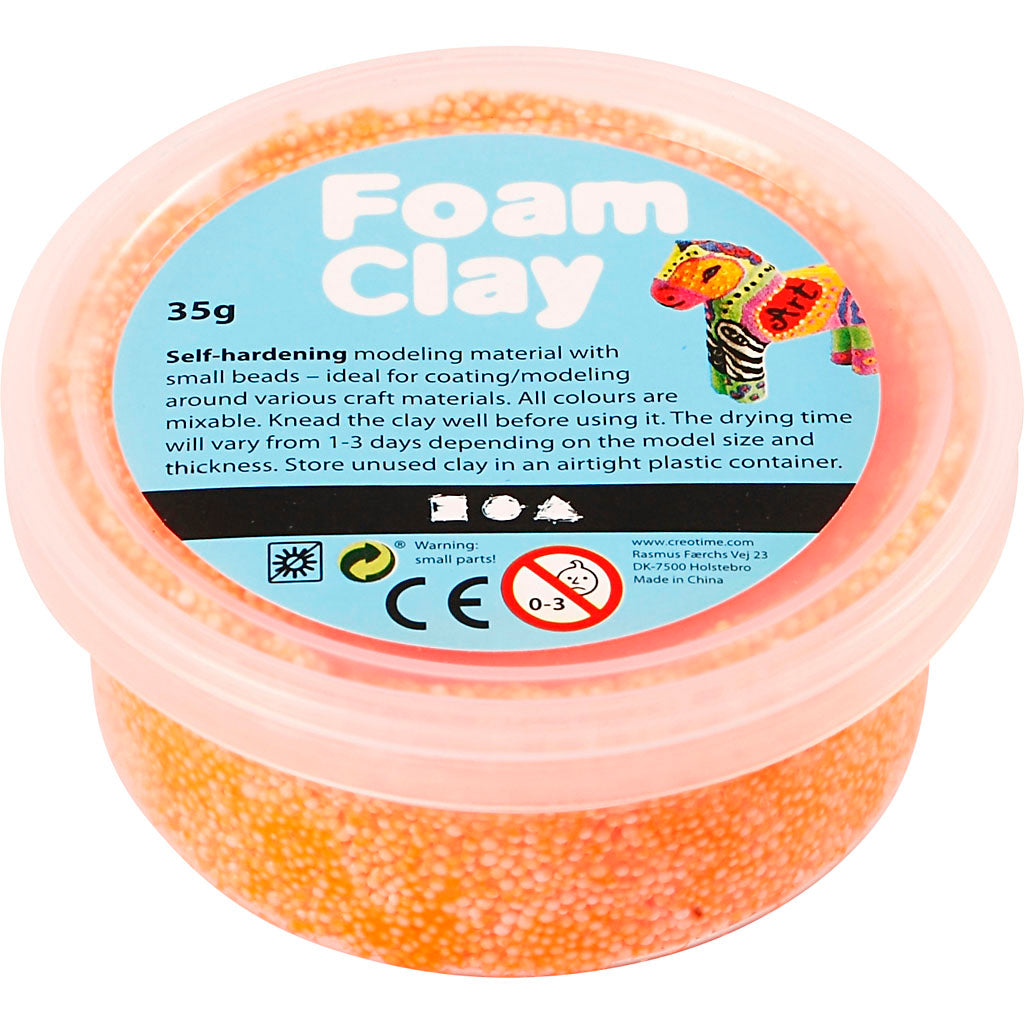Foam Clay - Neon Orange, 35gr.