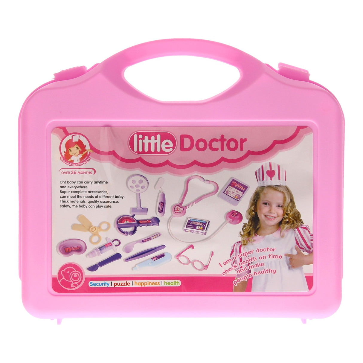 Maletín médico rosa