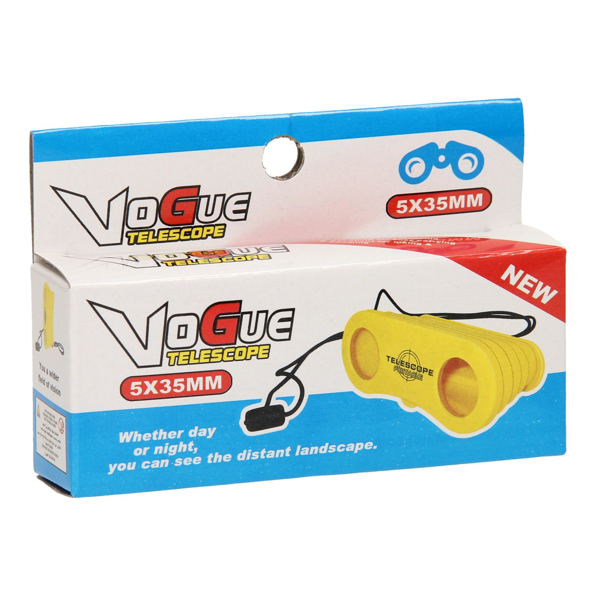 Udtrækkelig kikkert på ledning