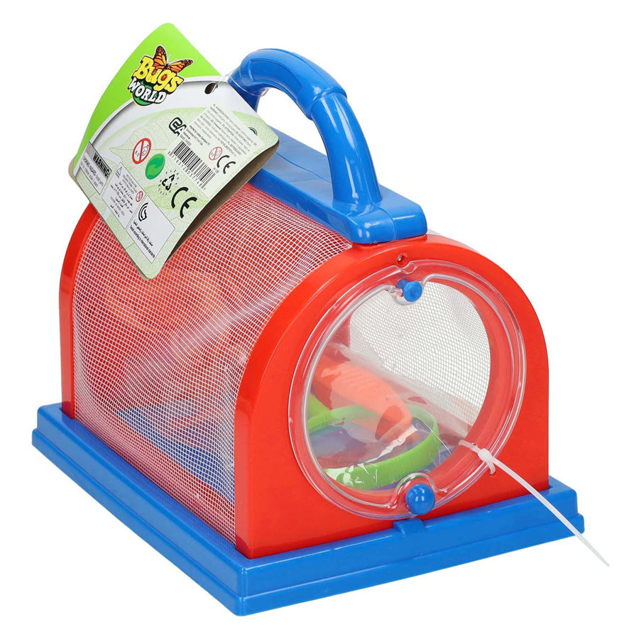 Insect observation box red blue, 3 pcs.