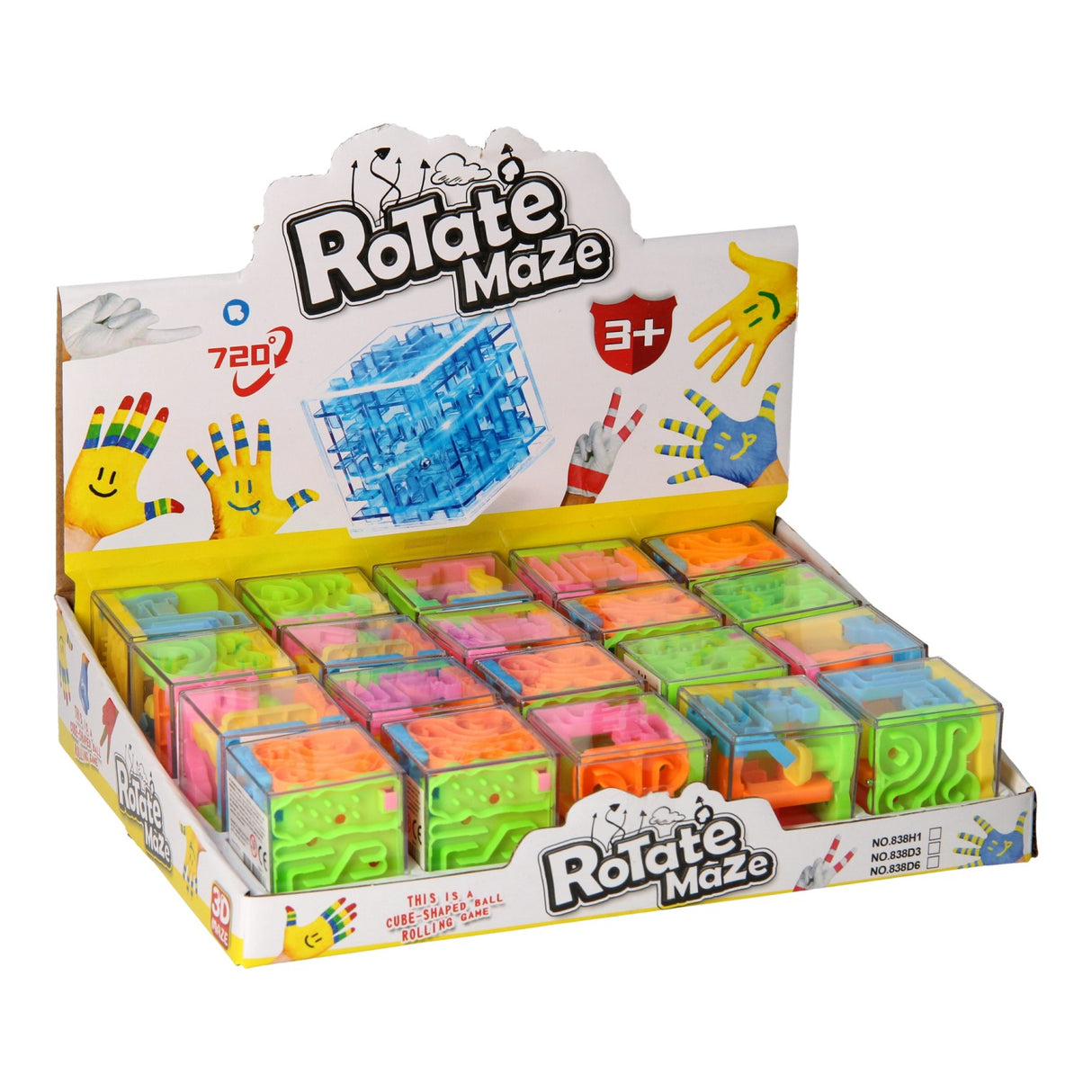 Patience Game in Cube, 20 pcs