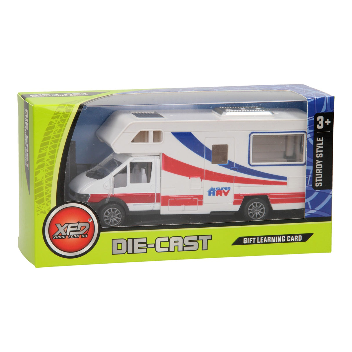 Die-cast Camper White