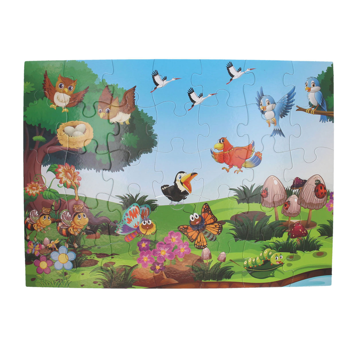 Outdoor floor puzzle, 35 pcs.