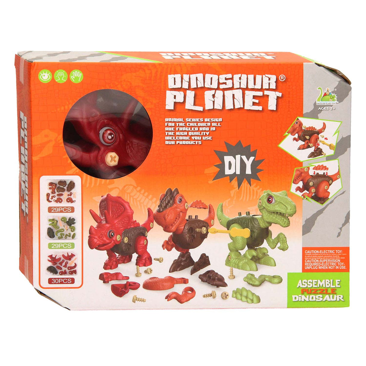 Triceratops - construisez votre propre dinosaure