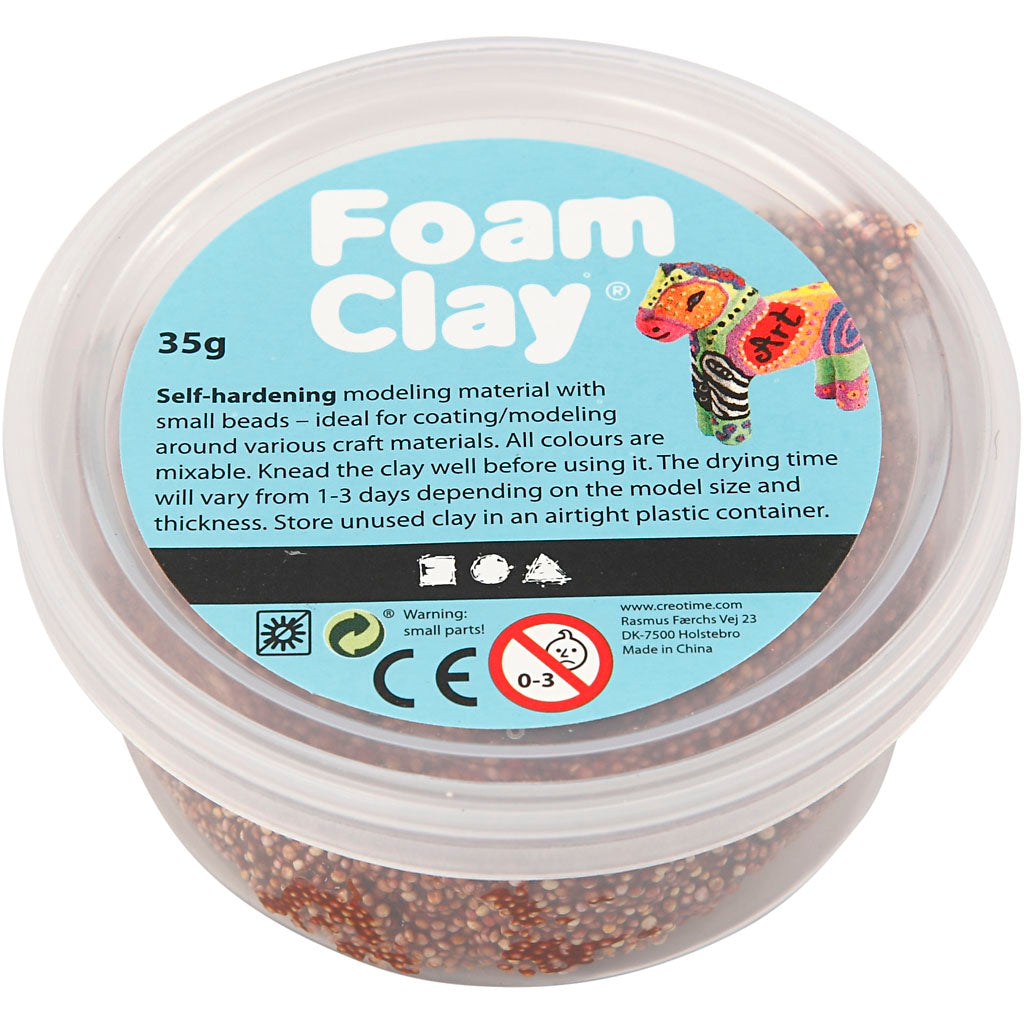 Foam Clay - Brown, 35gr.