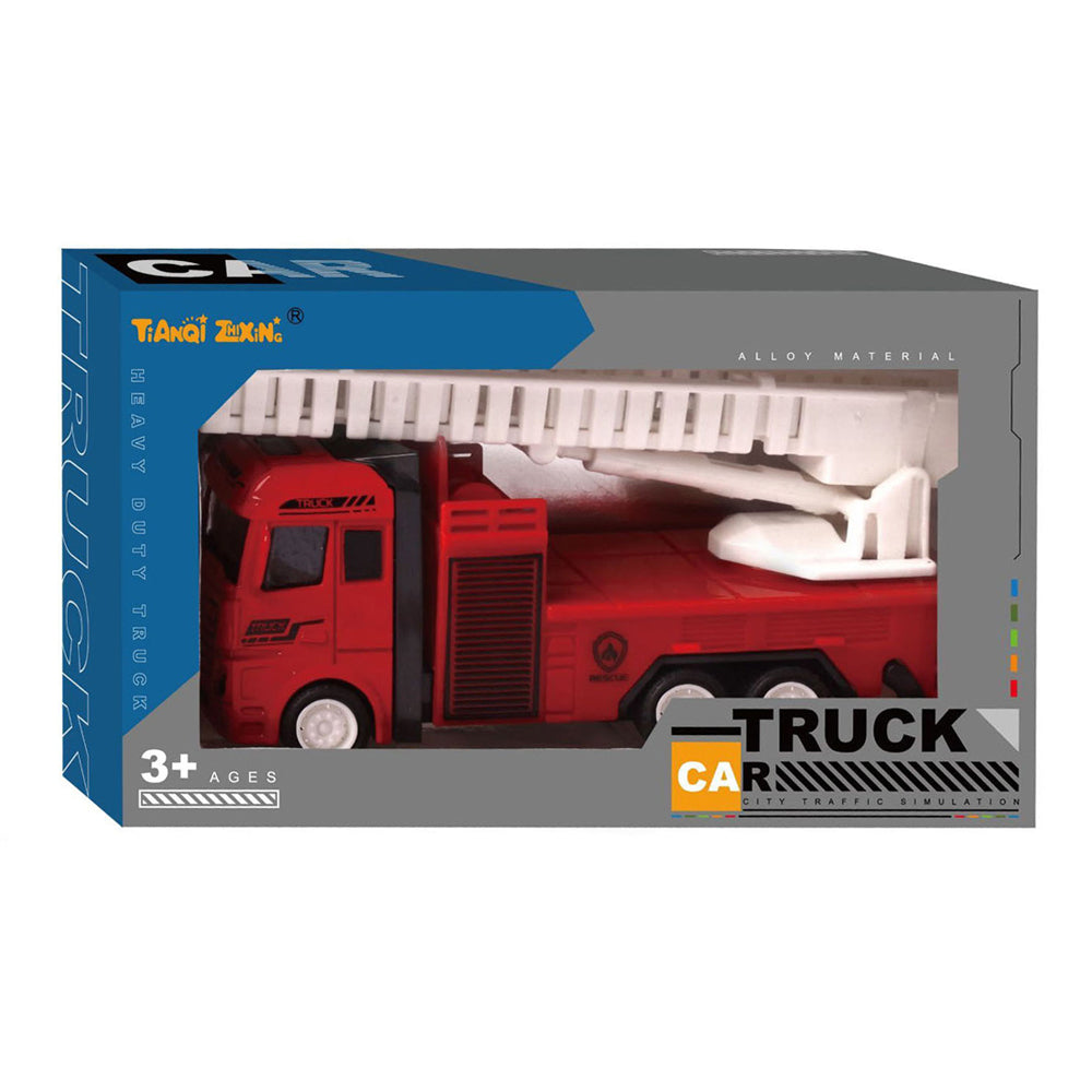 Pull back truck red