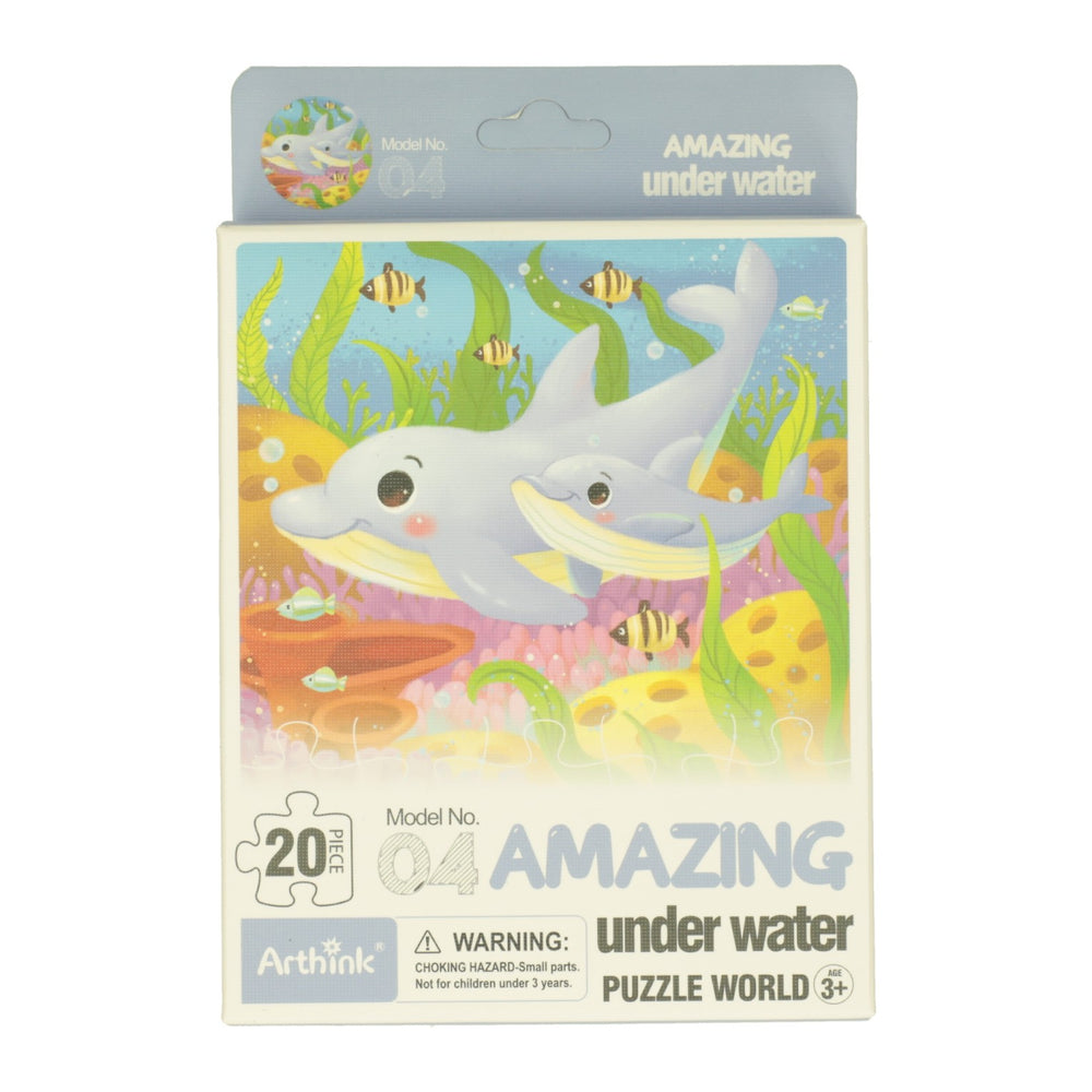 Mini -Puzzle Unterwasserwelt, 20st.