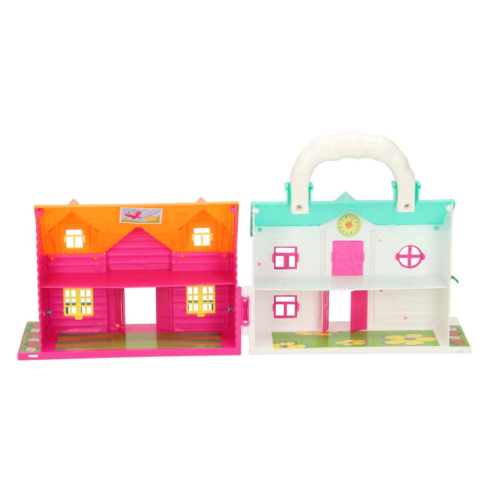 Palmera casita con accesorios.