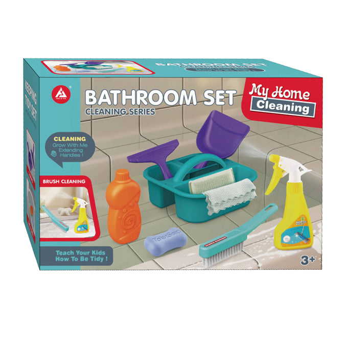 Bathroom cleaning set, 9 pcs.
