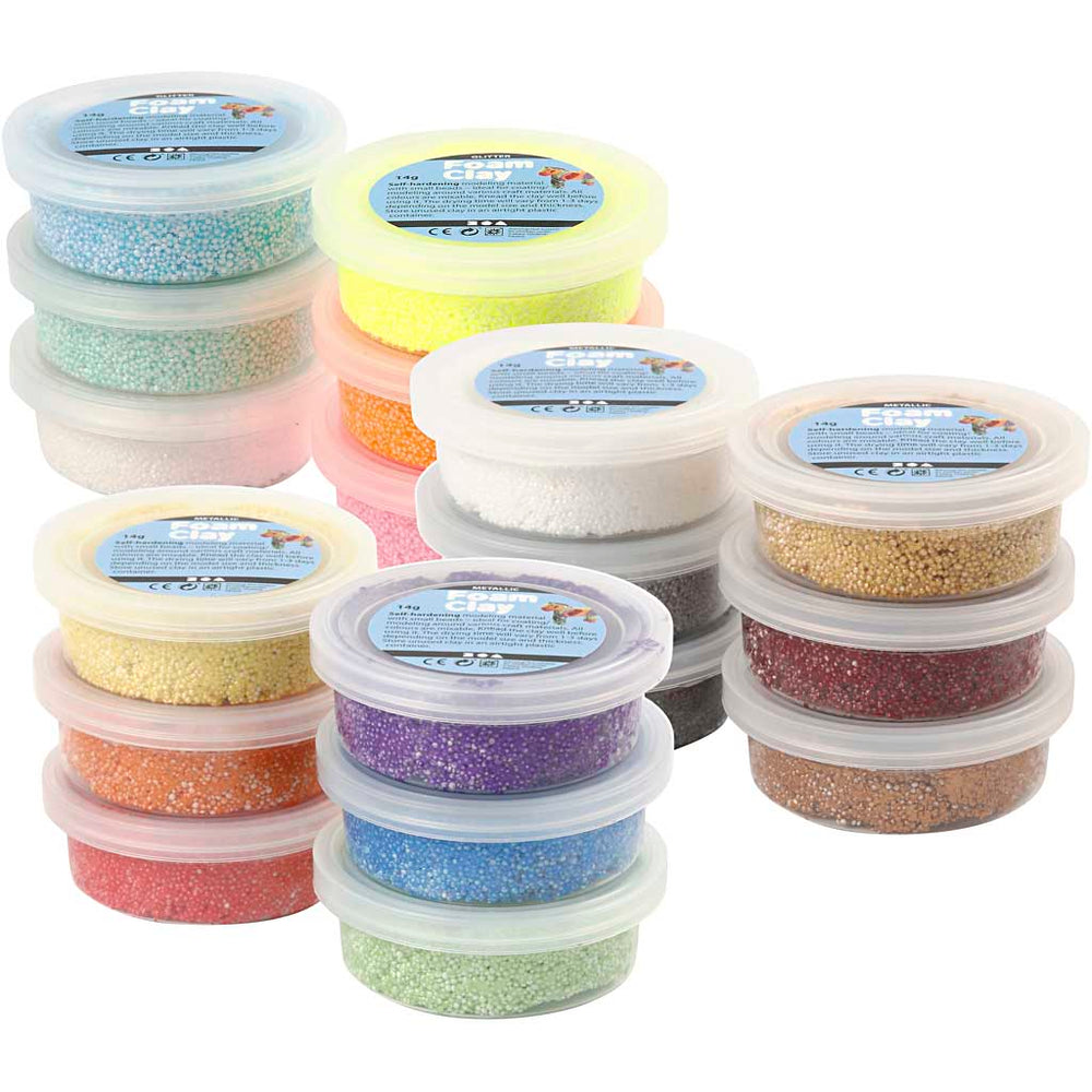 Foam clay®, various colours, 3x30 box 1 box