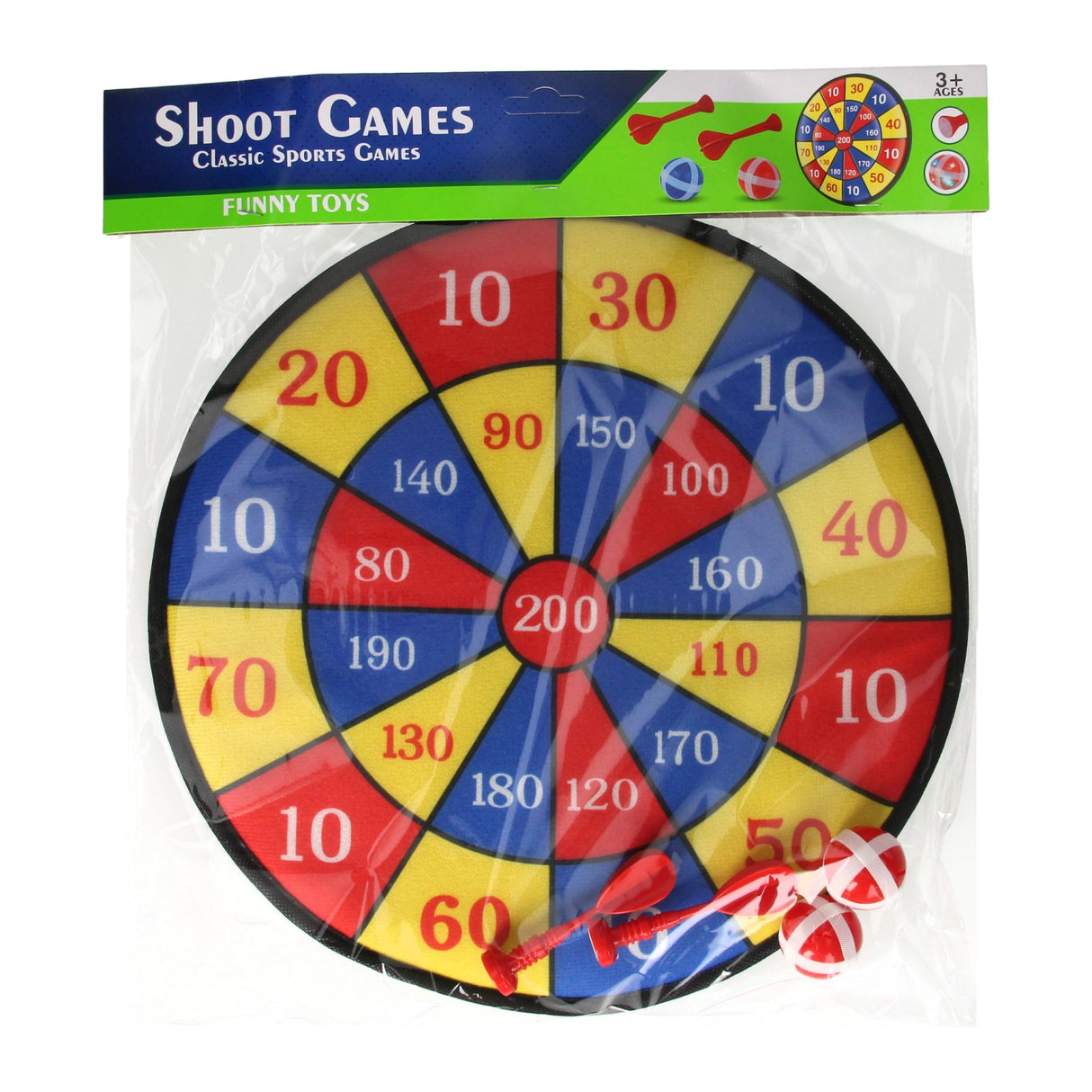 Juego de dardos velcro