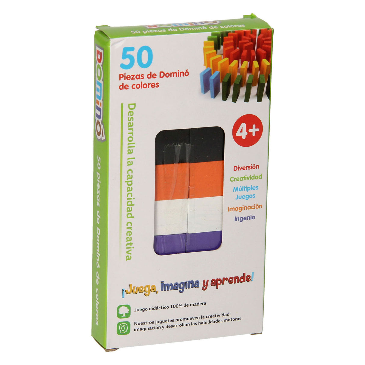 Wooden dominoes, 50 pcs.