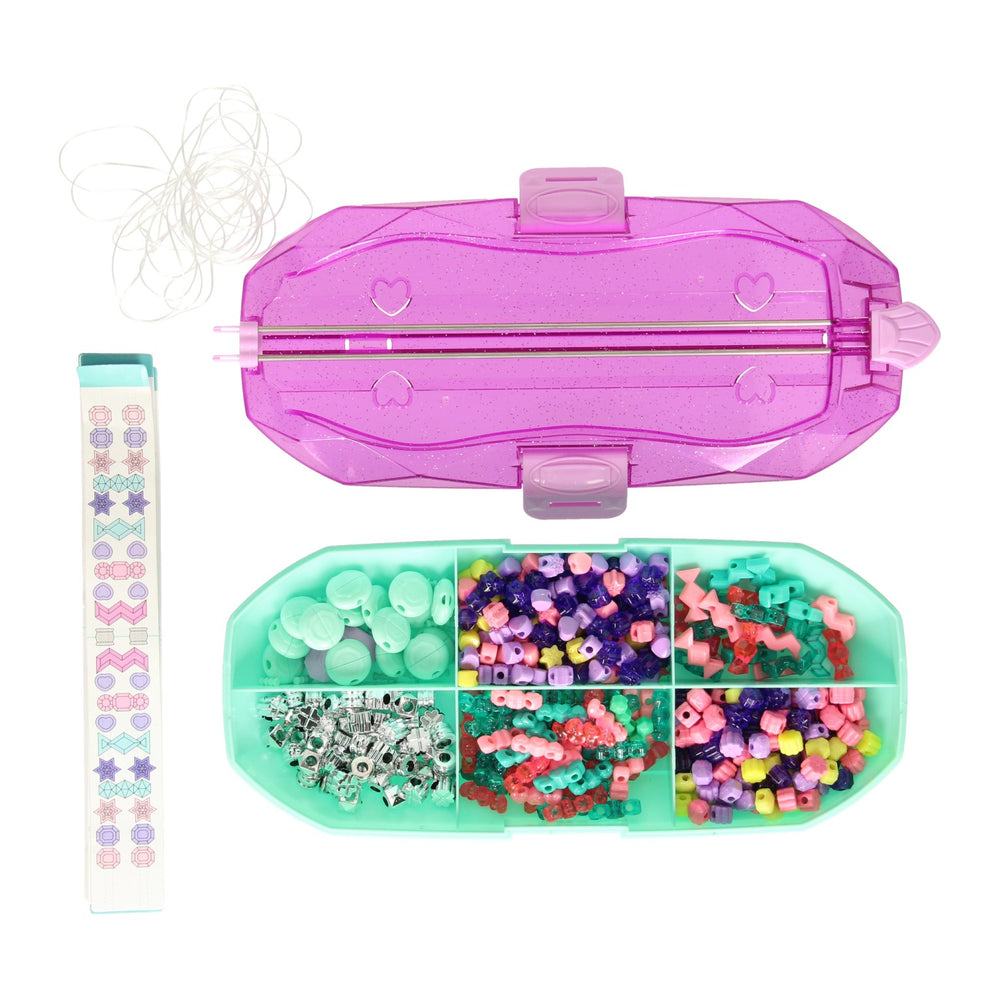 Beaded bracelet making set