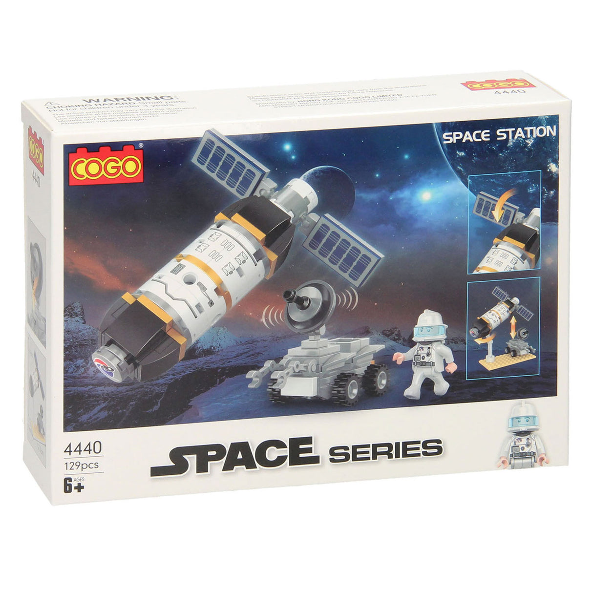 Moon mission construction set, 113pcs