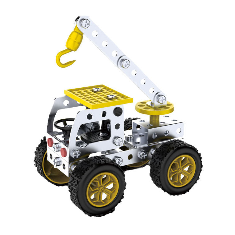 Fémszerkezetes teherautó horogkarral, 111 db.