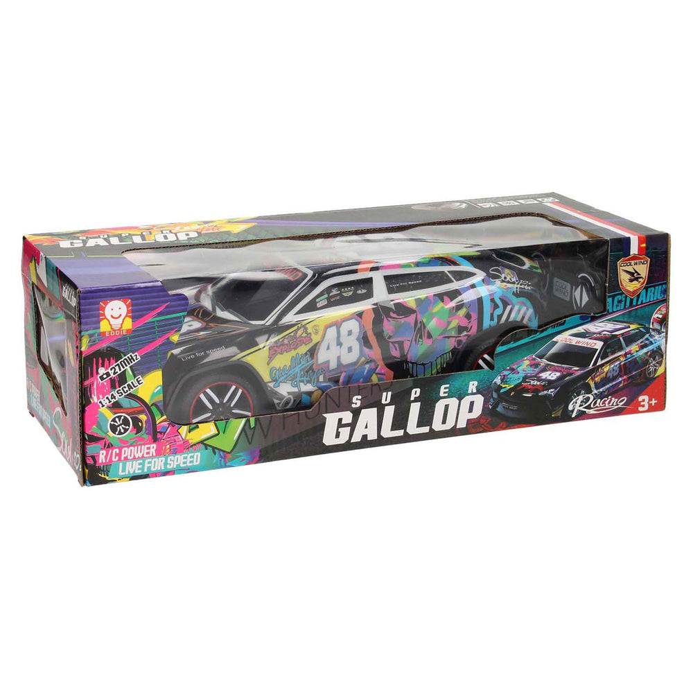 RC racing car soft body graffiti