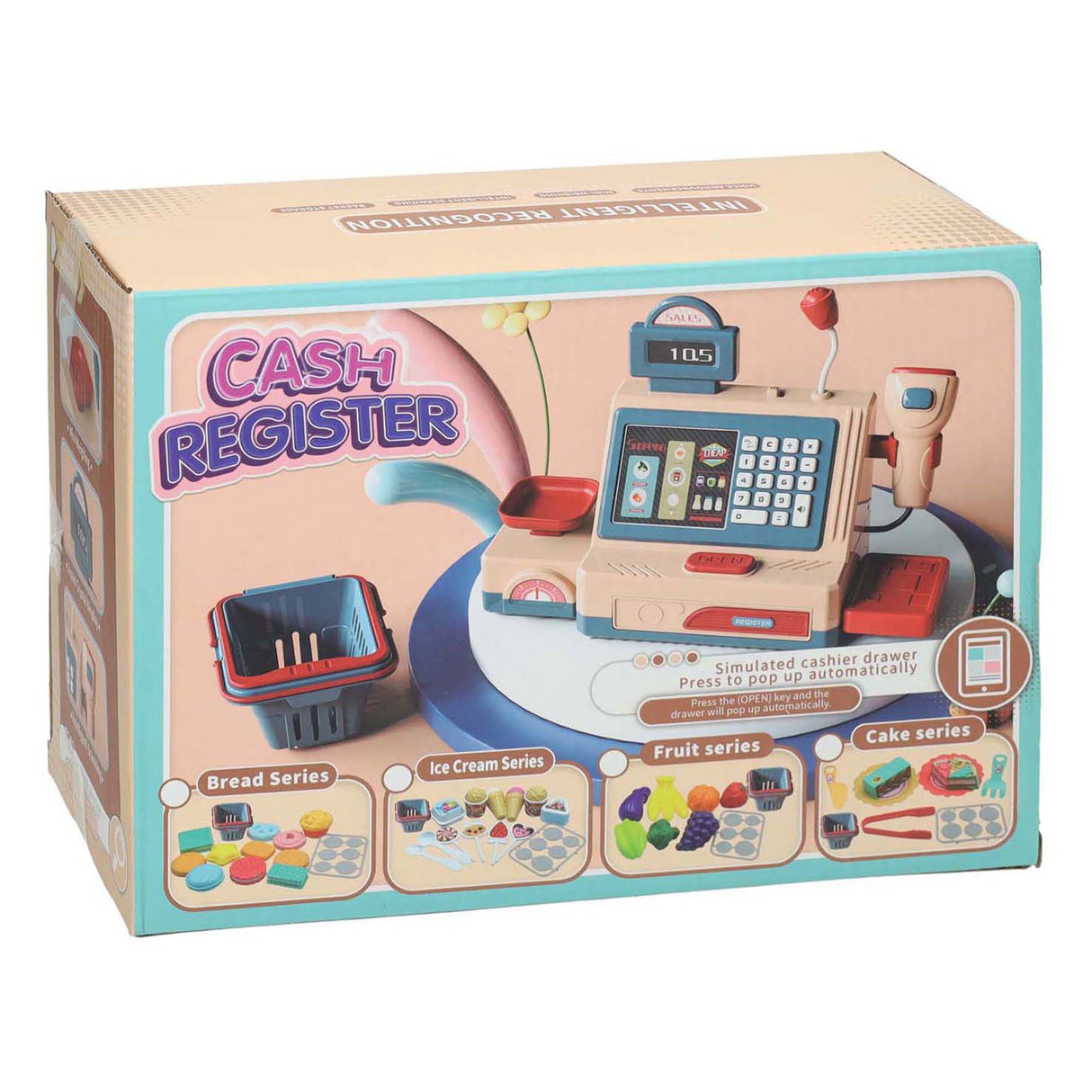 Játék pénztárgép készlet tartozékokkal