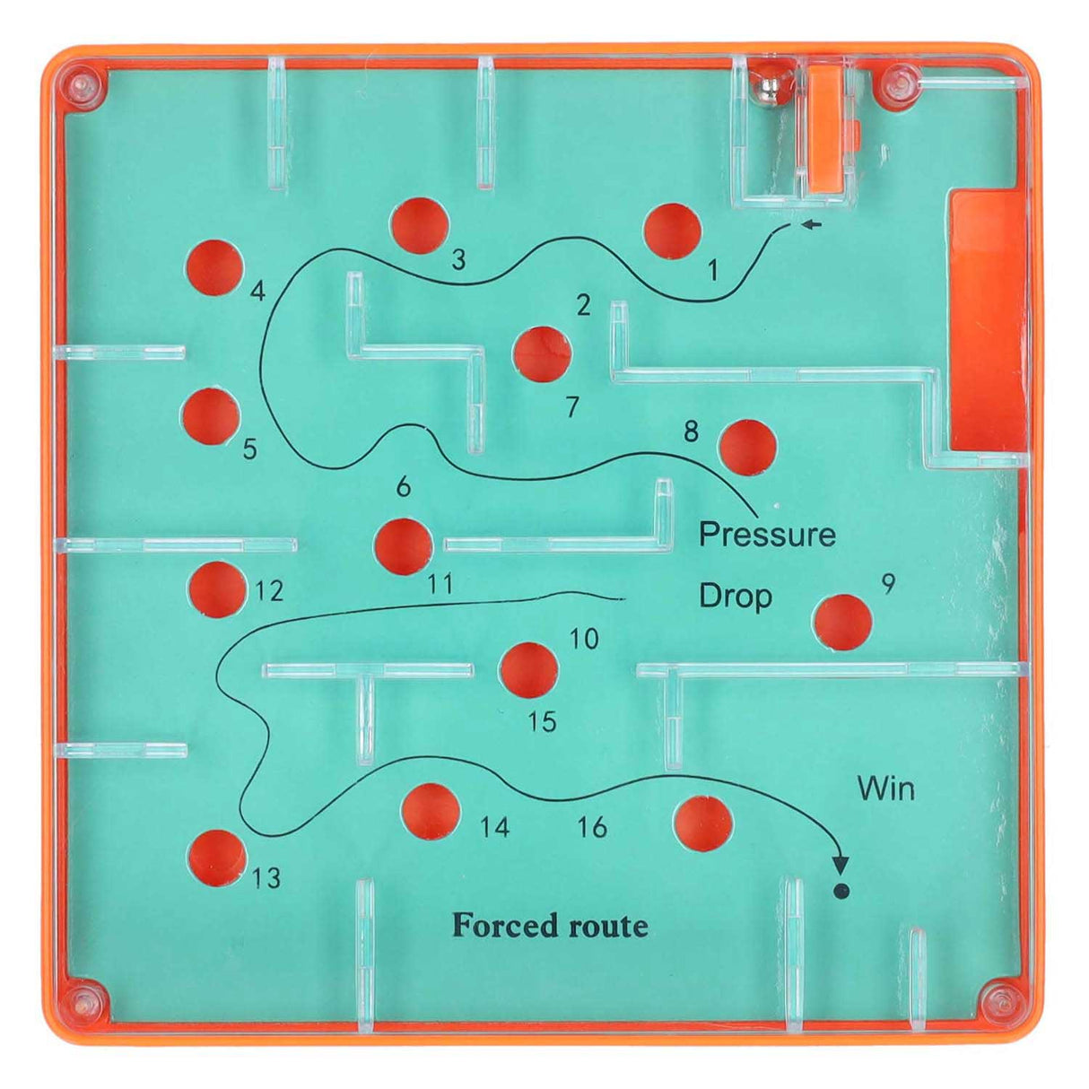Rc doolhofspel foed route