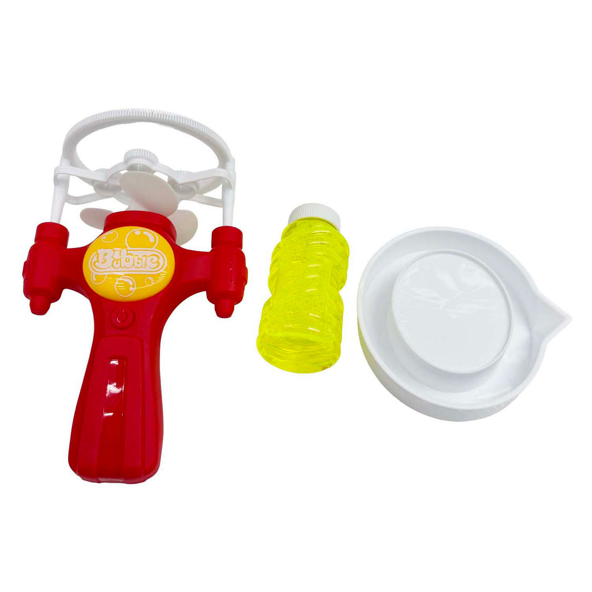 Buborékfúvó pisztoly buborékfújóval