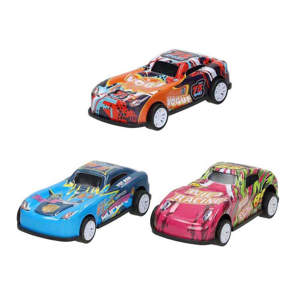Race car backflip pull back set - 3 pcs.