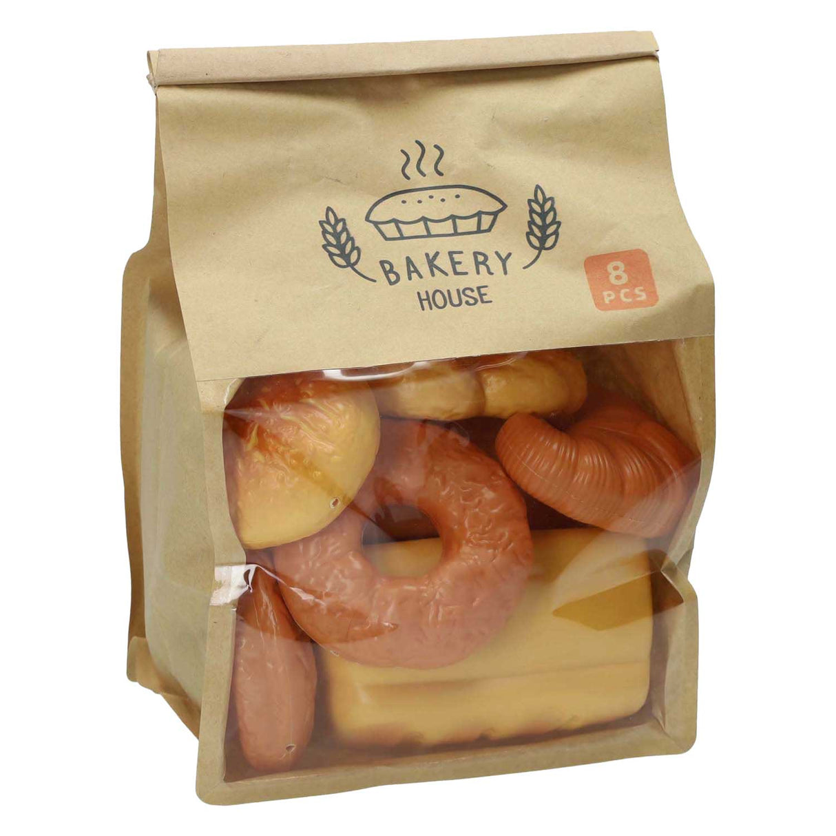 Toy rolls in paper bag - 8 pcs.