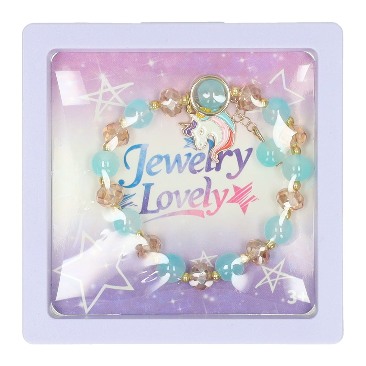 Bracelet with unicorn charm