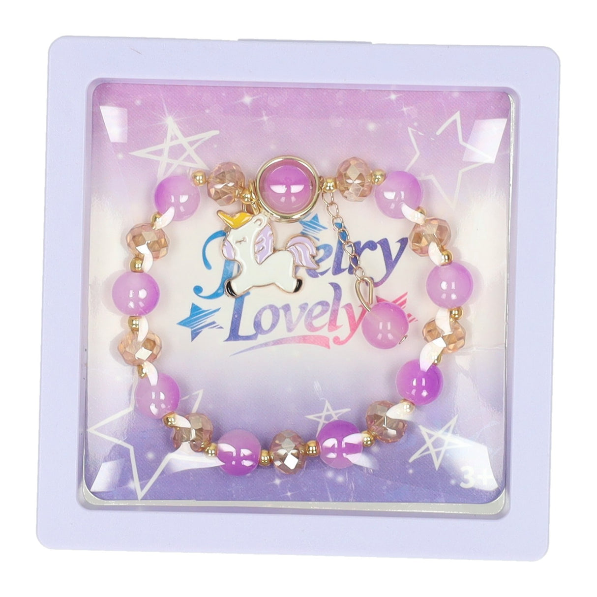 Bracelet with unicorn charm