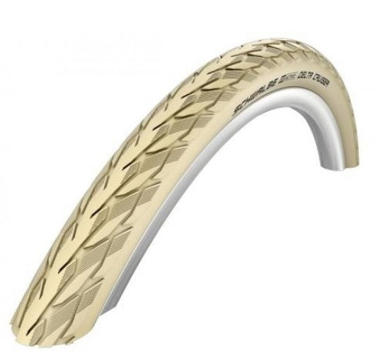 Schwalbe delta cruiser active kevlar guard cream 28x1.40 37-622 reflejo oem zl