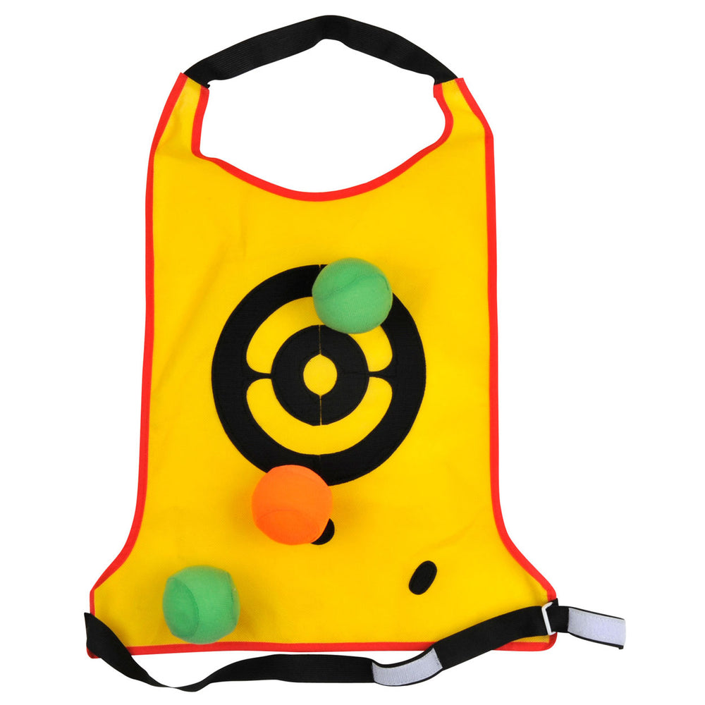 Throwing balls with a vest