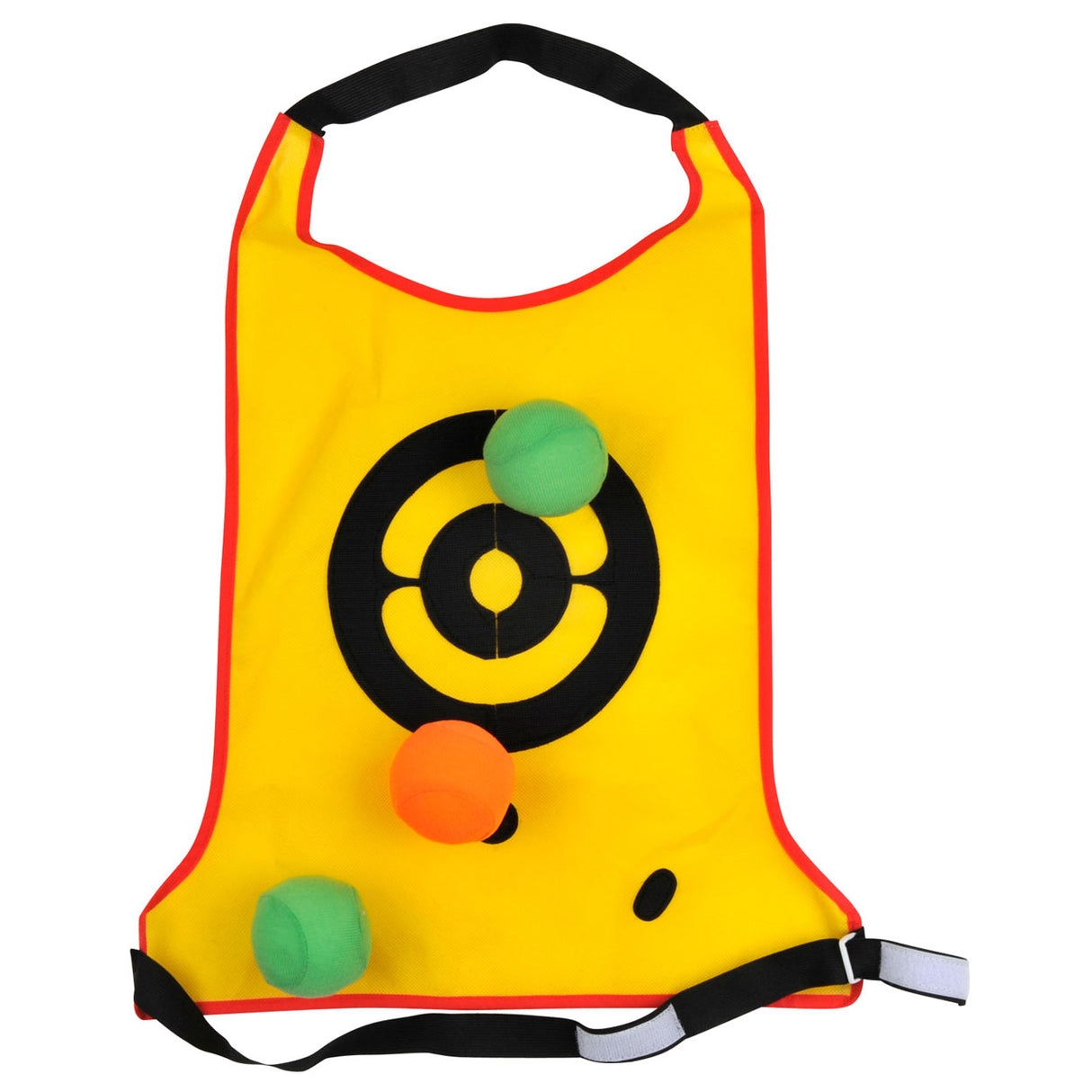 Throwing balls with a vest