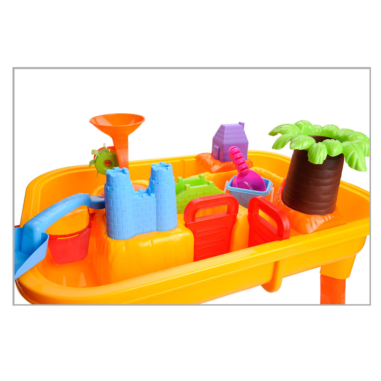 Zand- en watertafel incl 20 accessoires