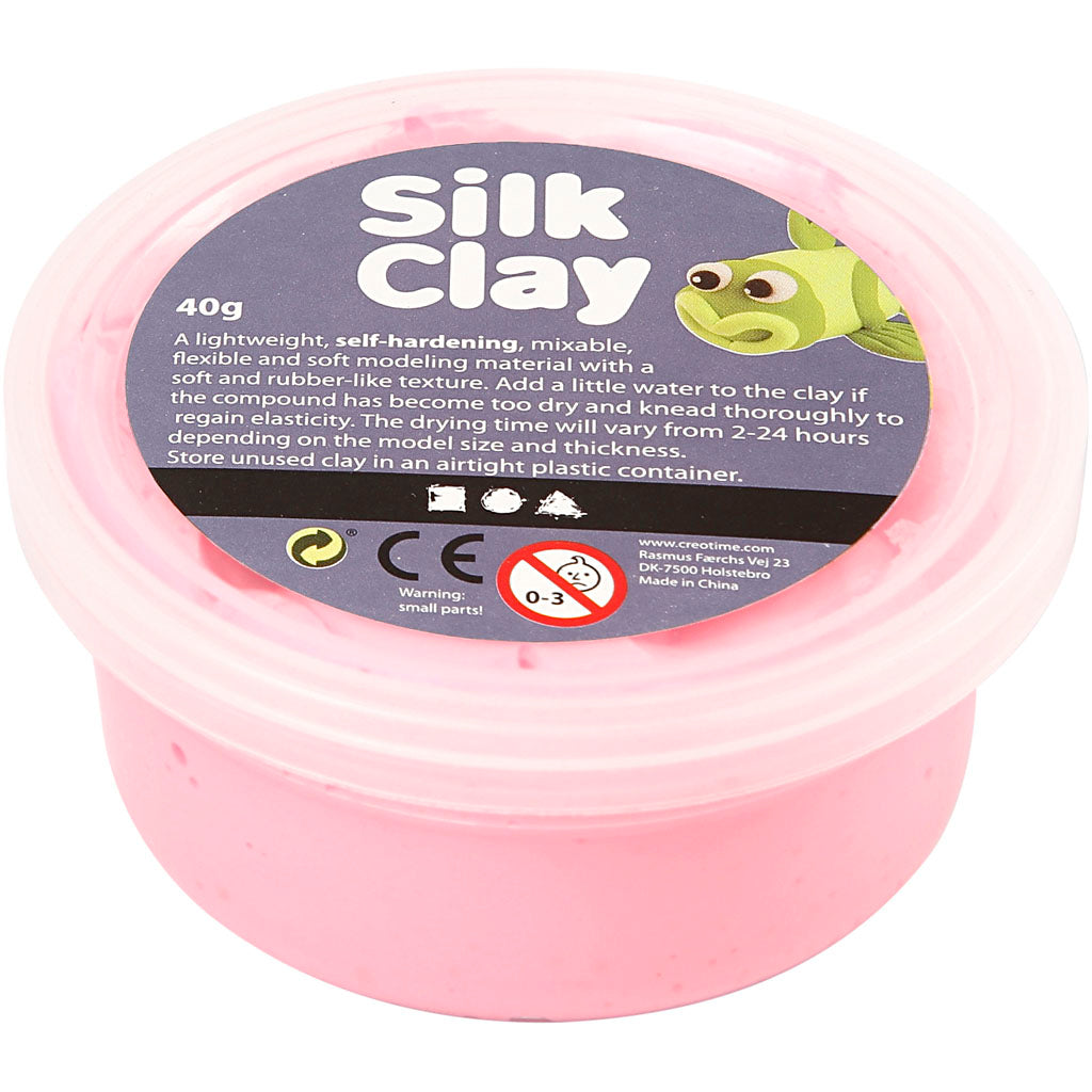 Silk Clay - Pink, 40gr.