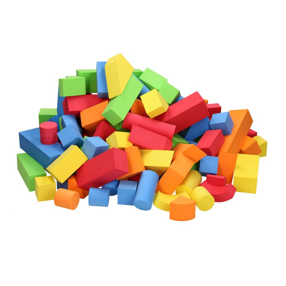 Foam building blocks, 131 pcs.